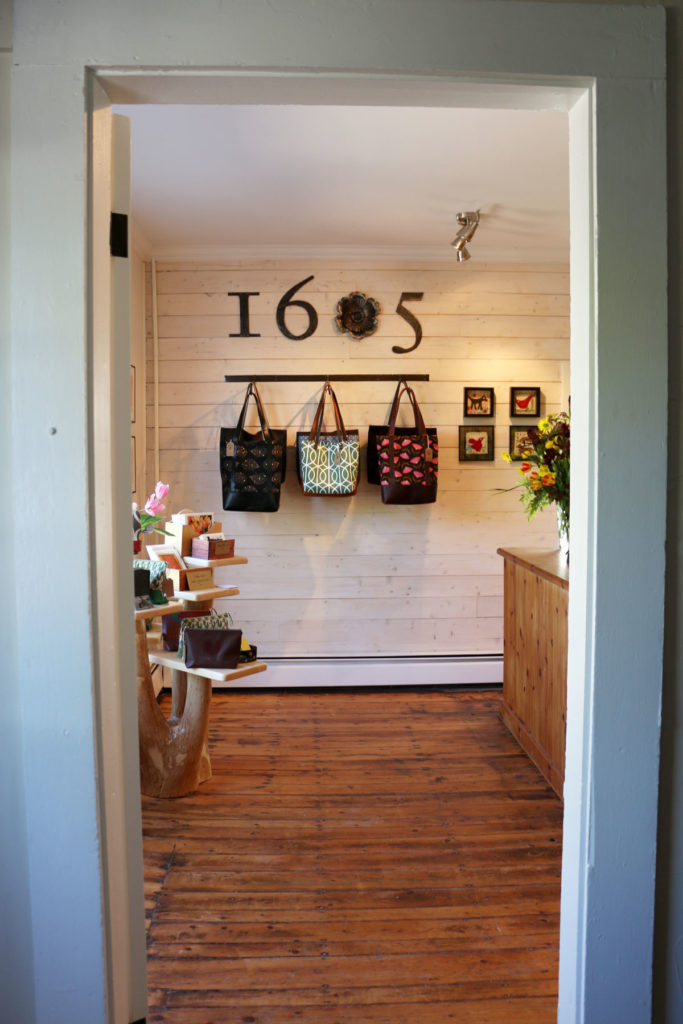 Atalier 1605 display from doorway. photo by Jane Racine Burney