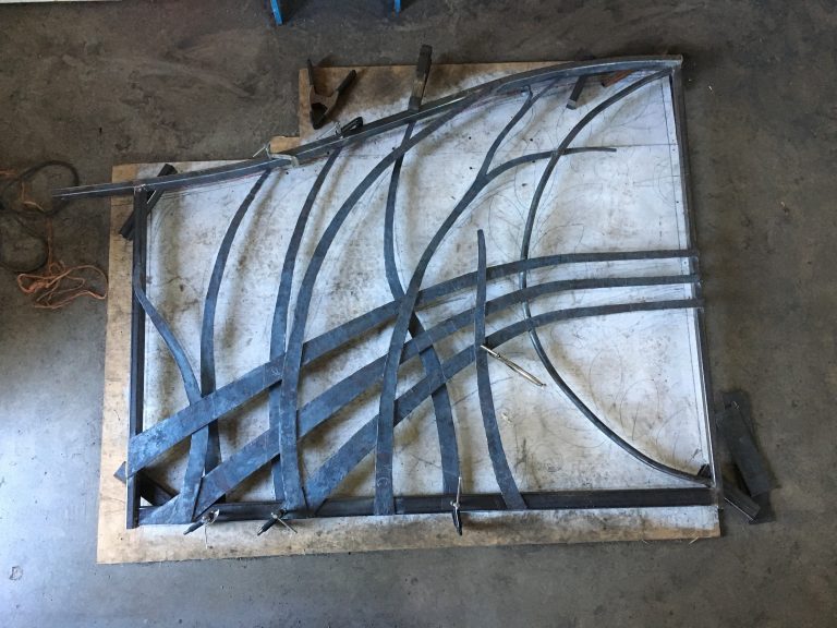 12 Medallion Gate left tree forms